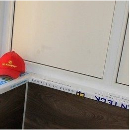 Пластиковый подоконник Open Teck 100 мм белый