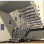 Мраморная лестница с металлическими перилами Хмельницкий