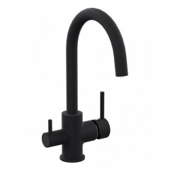 Змішувач для кухні з підключенням питної води DAICY-U чорний (55009-UB) Хмельницький
