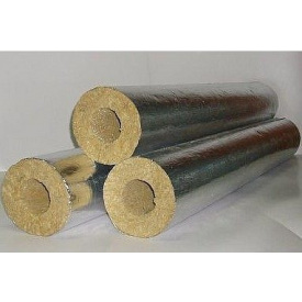 Цилиндр базальтовый фольгированный 80 кг/м3 108х50х1000 мм