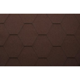 Бітумна черепиця SHINGLAS CLASSIC KL коричневий