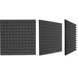 Акустичний поролон 2Д/70 піраміда 70х1000х1000 мм