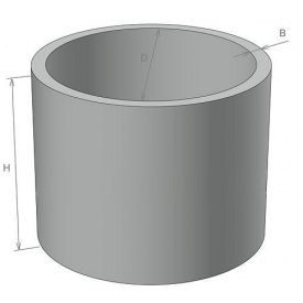 Кільце для колодязя ЗБВ Ковальська КС 10.9 890х1160 мм