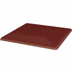 Ступінь рельєфна кутова структурна Paradyz Natural Rosa DURO 30x30 см