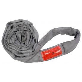 Строп текстильний СТКК круглопрядный 4 т сірий