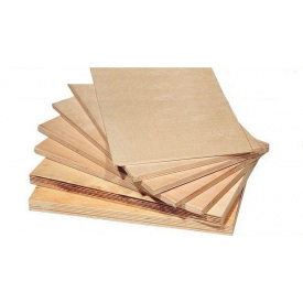 Фанера ФК - 4 мм СР/СР (3/3) березова вологостійка шліфована (1525*1525)