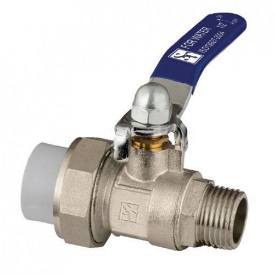 Кран PP-R SANTAN шаровый с наружной резьбой 20х1/2"