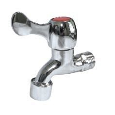 Специализированный кран WIANGI для умывальника 1/2", хром 11 см (флажковый)