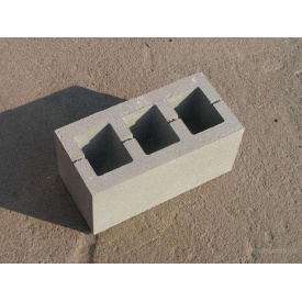 Шлакоблок стіновий 390х190х190 мм