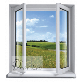 Металопластикове вікно Європейський профіль Steko R500 Eko 5-х камерне