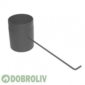 Шибер димохідний Darco 120 діаметр сталь 2,0 мм