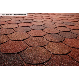 Битумная черепица Icopal Хвост Бобра AM2 терракотовый