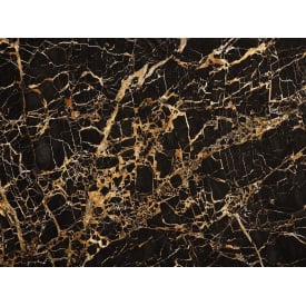Мармур PORTORO чорний з біло-жовтими вкрапленням