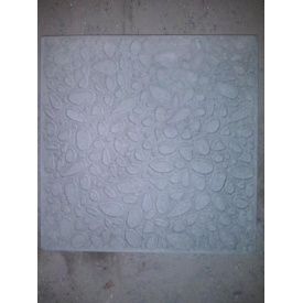 Тротуарная плитка Морская галька 400х400х35 мм серая