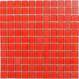Скляна мозаїка Керамік Полісся Silver Red 300х300х6 мм