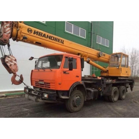 Аренда автокрана 25 т