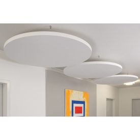 Підвісний акустичний стеля AMF TOPIQ Sonic Element круглий 40х1200 мм білий