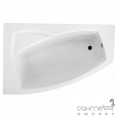 Ассиметричная ванна Polimat Frida II 160x105 L 00977 белая левая Черкассы