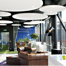 Акустичний дизайнерський острів Rockfon Eclipse КОЛО 1160х40 мм