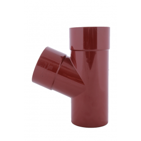 Трійник Profil 100/100/67 130 червоний