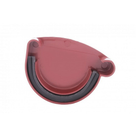 Заглушка ринви ліва Profil L 130 червона