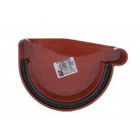 Заглушка ринви ліва Profil L 130 цегляна