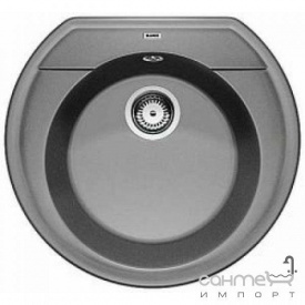 Гранітна кухонна мийка Blanco Rondoval 45 Silgranit 520604 перлинний