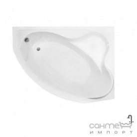 Асимметричная ванна Besco PMD Piramida Delfina 166x107 белая правая