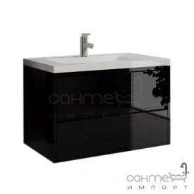Тумба підвісна під раковину Marsan Alexis 800 чорний