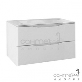 Тумба подвесная для ванной комнаты 700 без раковины Marsan Martin белая