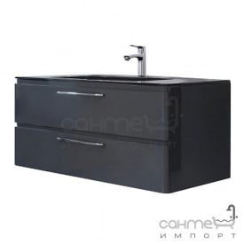 Тумба подвесная без раковины Marsan Adele 1100 черный