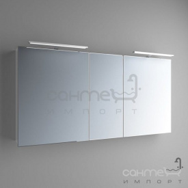 Дзеркальна шафка з LED-підсвічуванням Marsan Therese-5 650х1300 графіт