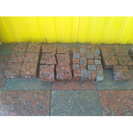 Брусчатка пиленная термообработанная Капустянского месторождения 200x100x40 мм