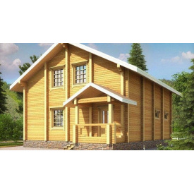 Дом из профилированного бруса 12х9 м