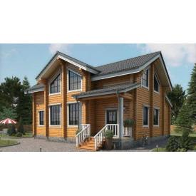 Будинок з профільованого бруса 10х12 м