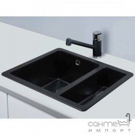 Гранітна плита, мийка Schock Cristalite Quadro N150 22 moonstone