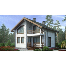 Будинок з профільованого бруса 8х8 м