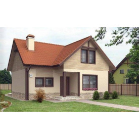 Дом из профилированного бруса 14х12 м