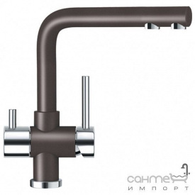 Смеситель для кухни Schock Wellus 70001 гранит в цвете Cristadur 89 magnolia