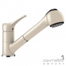 Смеситель для кухни с выдвижной лейкой Schock Leva 511120 эмаль в цвете Cristalite 42 beton