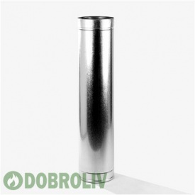 Труба 0,5 м Ø 200/260 мм нержавіюча сталь / оцинкована сталь 1/0,5 мм двостінний елемент