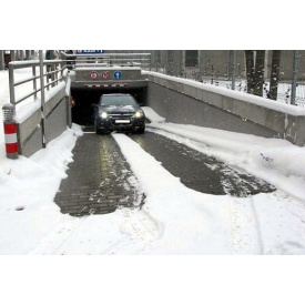 Установка систем танення льоду і снігу на автостоянках