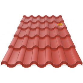 Металочерепиця ВЕНЕРА ARAD Німеччина (Acelor Mittal) ULTRMAT 0,50 мм матова 225 г Zn/м2