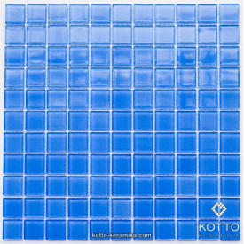 Стеклянная мозаика Котто Керамика GM 4046 C COBALT W 300х300х4 мм