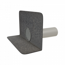 Кругла парапетна воронка з привареним бітумним фартухом