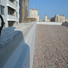 Устройство инверсионной плоской кровли из пвх мембраны