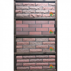 Кирпич облицовочный ECOBRICK красный бордо