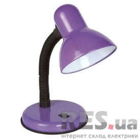 Настольная лампа Lemanso 60W E27 LMN094 фиолетовая с выключателем