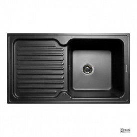 Кухонная мойка Miraggio Orlean MK913016 черная 87х50,5 см