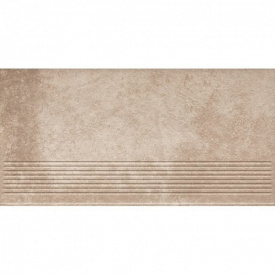Клинкерная ступень Paradyz Viano beige stopnica prosta struktura 30x60 см